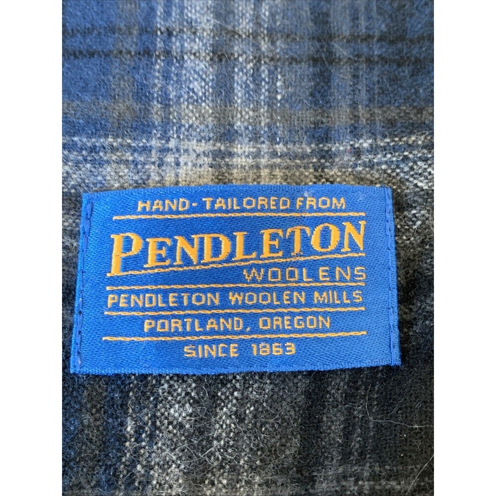 Pendleton Wool Drawstring Gift Bag Pouch Shoe Tra… - image 8